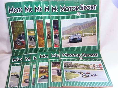 1964 Lot of 12 Motorsport magazines - Volume 1 - 12