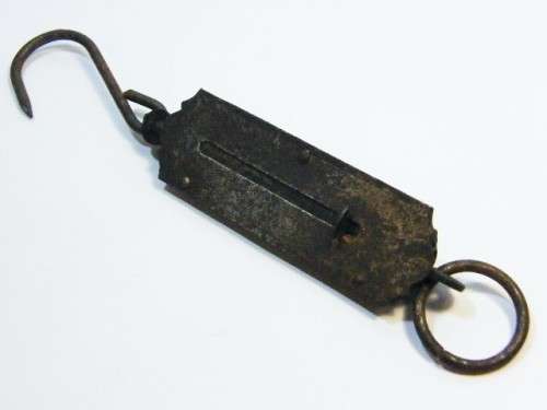 Vintage pocket balance hanging scale