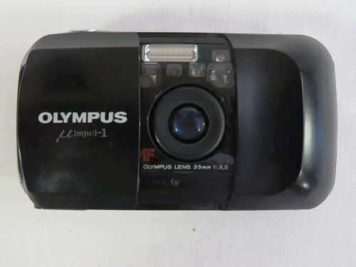 Olympus Mju I "stylus" 35mm film camera - works with battery - untested