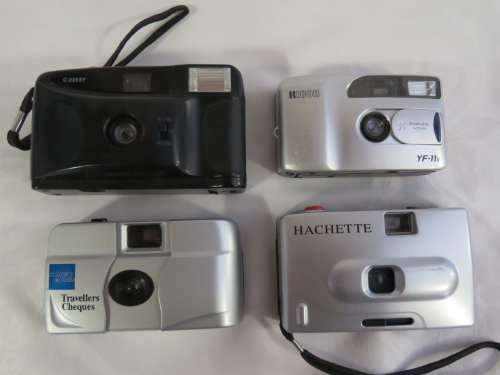 Lot of 4 compact cameras