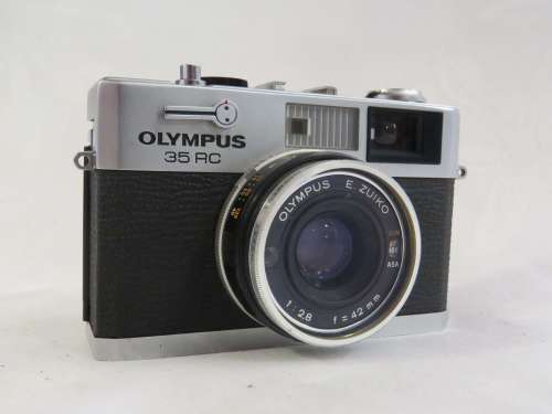 Olympus 35 RC camera with Olympus E.Zuiko 1:2,8 f=42mm lens