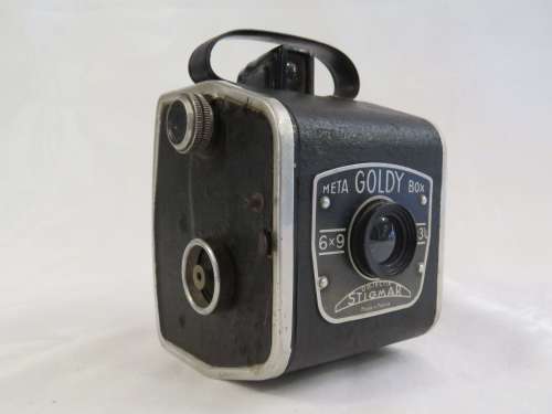 Goldstein Meta Goldy box camera 6x9 Objectif Stigmar