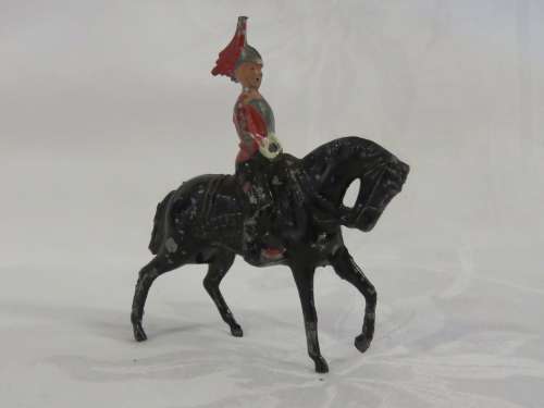 British Lifeguards of household cavalry lead soldier on horse