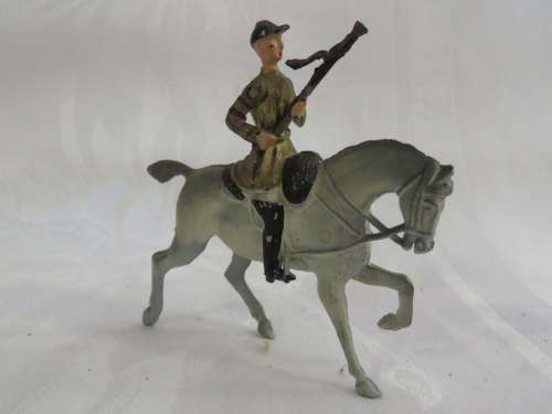 Vintage Mounted Band of Lifeguards Household cavalry Alto Bassoon player - Lead soldier