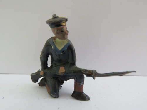 Royal Navy lead soldier kneeling with rifle