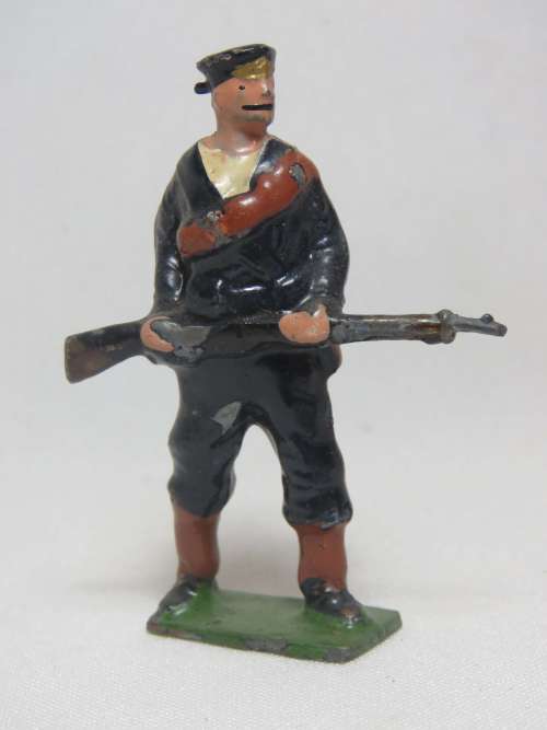 Royal Navy soldier with rifle
