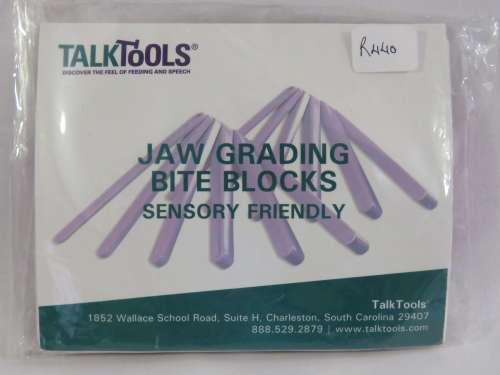 TalkTools Jaw Grading Bite Blocks - Sensory friendly