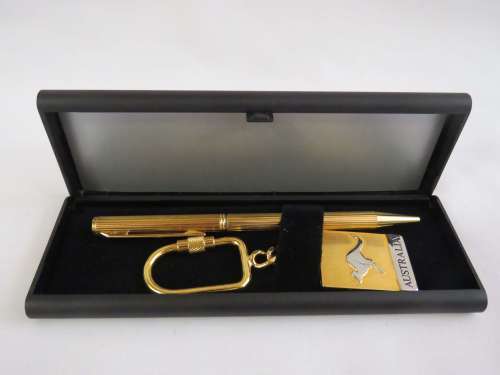 Australia gift set with pen and keyring holder