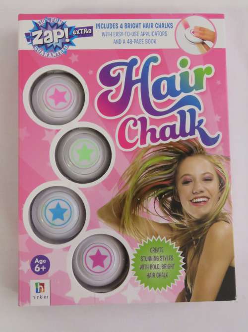 Hair Chalk by Hinkler - 48 Page instructional book and 4 applicators included