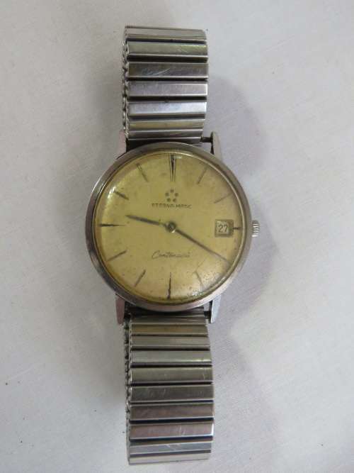 Vintage Eterna-Matric Centernire automatic mens watch - Not working