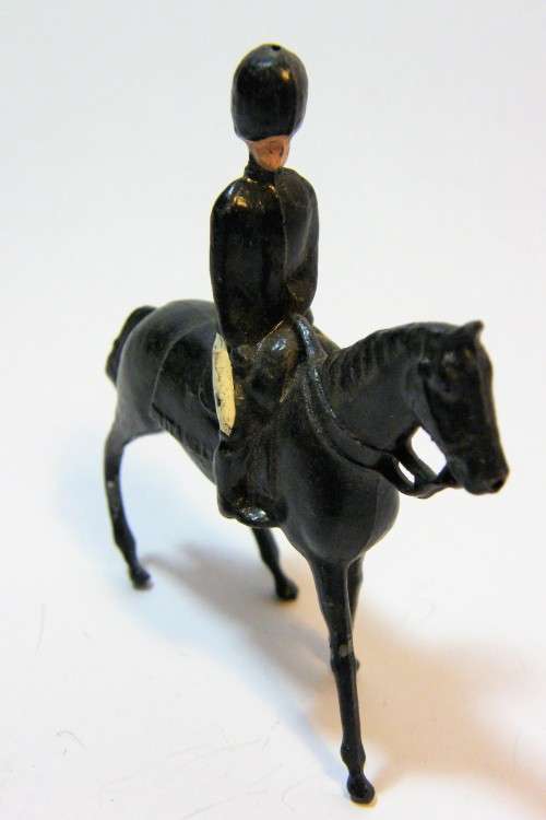 Vintage British soldier on horse
