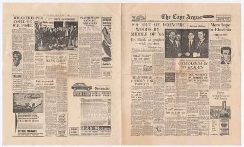 1965 Miniature Cape Argus souvenir