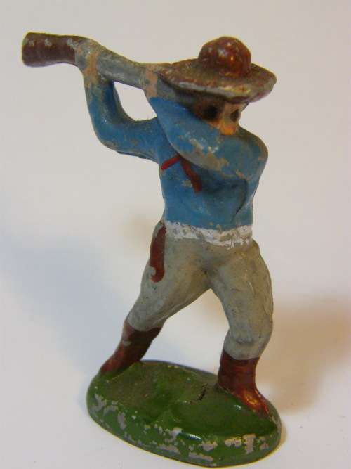 Vintage large type cowboy lead soldier - FINAL CLOSING SALE