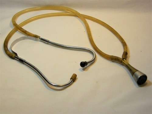 Vintage medical stethoscope