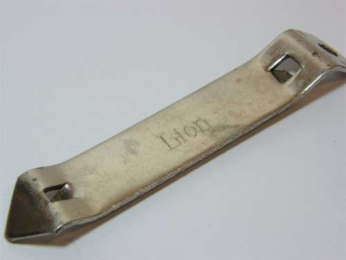Vintage Lion beer bottle opener