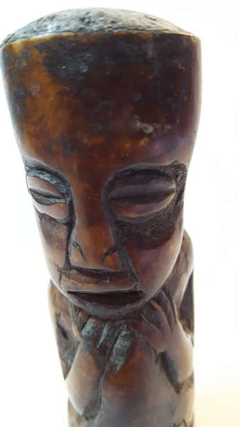 Hippo bone African art