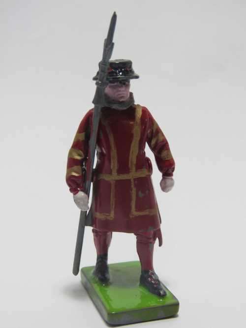 British Beefeater lead soldier