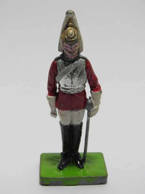 British life guards of household cavalry lead soldier
