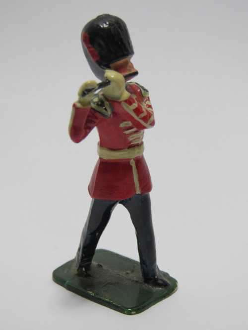 British marching band lead soldier flute player