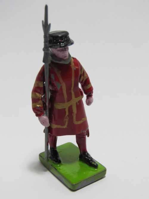British Beefeater lead soldier