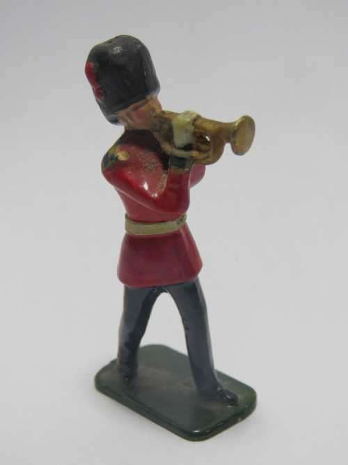 British marching band trumpeter lead soldier