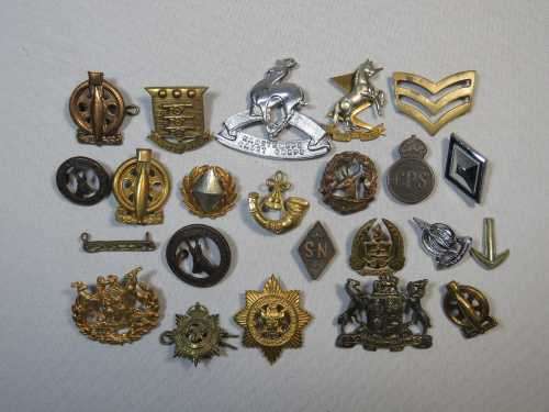 Lot of more than 20 military badges
