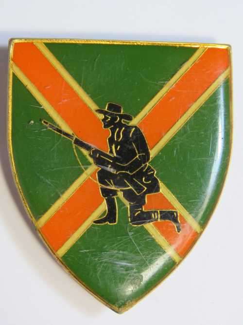 Danie Theron combat school shoulder flash