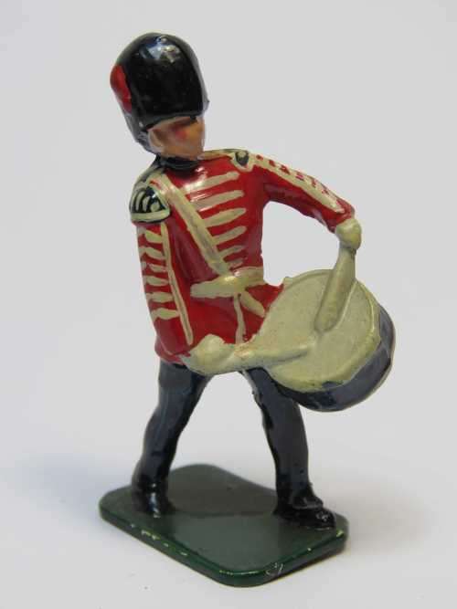 British brass band drummer lead soldier
