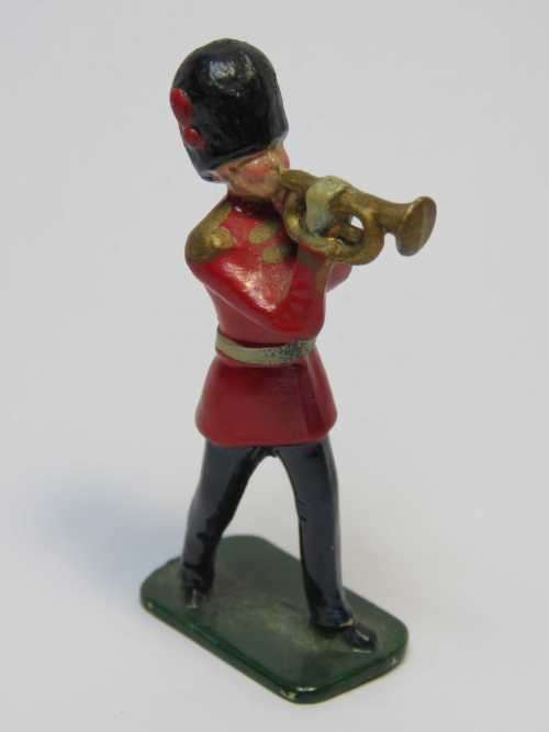 British brass band trumpeter lead soldier