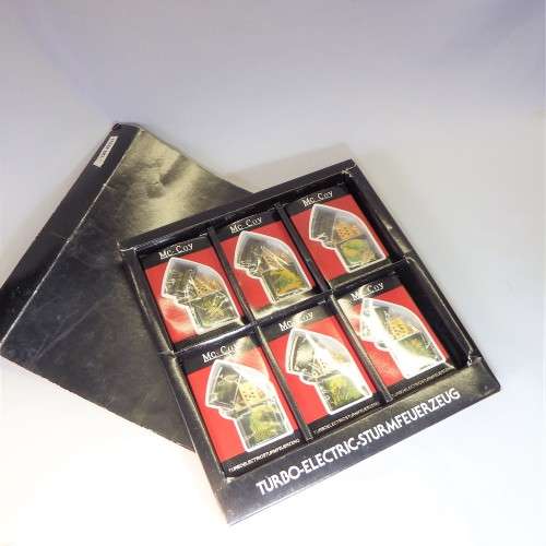 Set of 6 vintage Eagle electric storm lighters - Never used