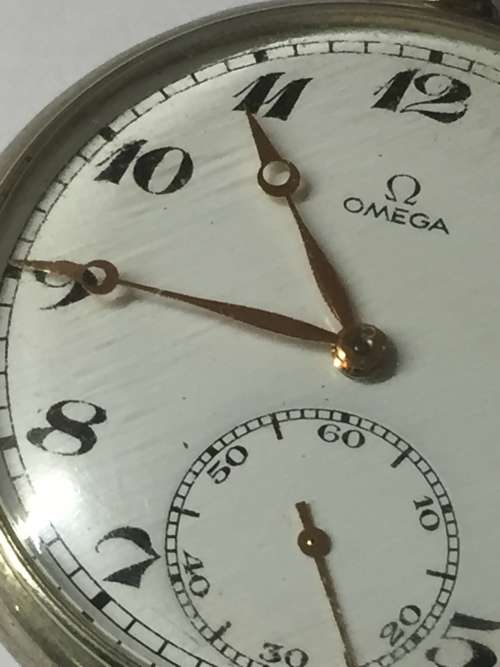 1960's Omega pocketwatch in excellent condition - Serial 21955829 - caliber 161