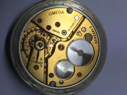 1960's Omega pocketwatch in excellent condition - Serial 21955829 - caliber 161