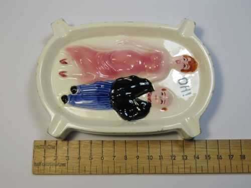 Funny Novelty ashtray - Two sided