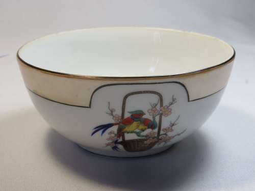 Vintage Noritake lusterware soup bowl