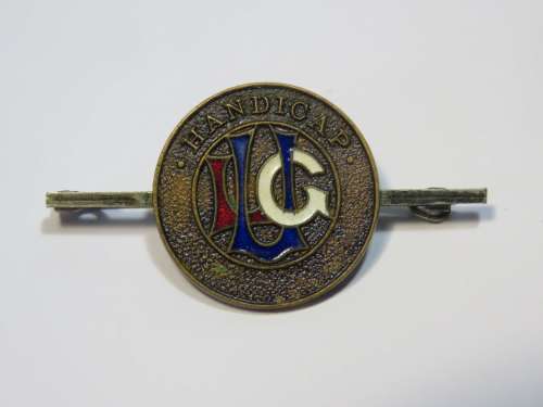 Ladies Golf Union Handicap brooch pin badge