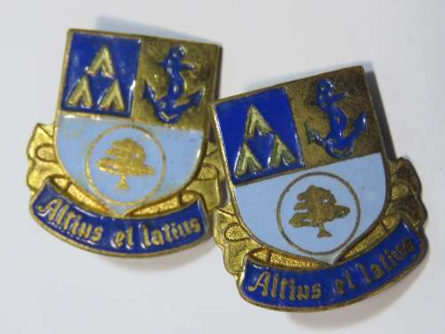 Lot of 2 Vintage Rondebosch Boys High old Boys pin badges
