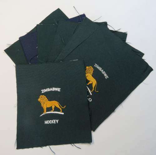 Lot of 7 Zimbabwe sport blazer badges