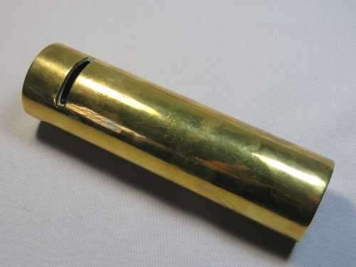 Vintage brass ornament - Looks like it was made from a train whistle