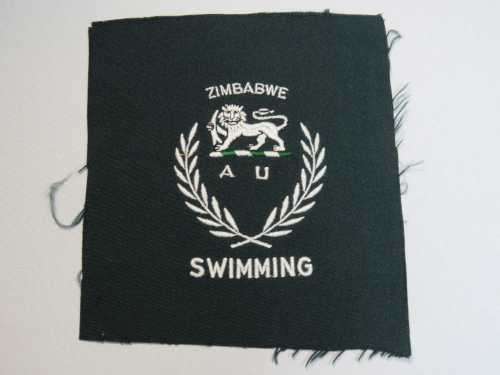 Unusual Zimbabwe AU swimming blazer badge