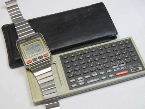 1980`s Seiko US-2000 digital smartwatch - working - UW01-0010 with UC-2100 keypad