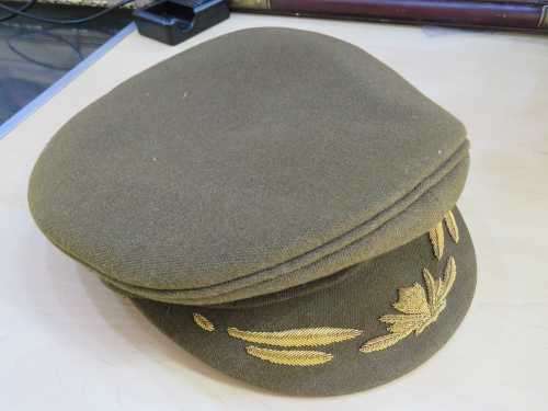 SADF senior officers peak cap  - no insignia - SAPHI Pretoria