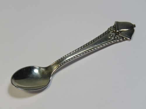 A.Michelsen sterling silver Denmark condiment salt spoon -5.7grams