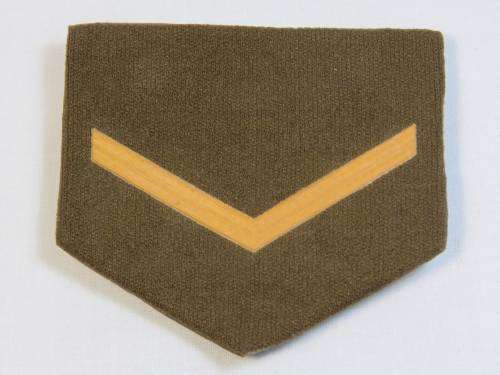 SADF Lance Corporal tupperware rank badge