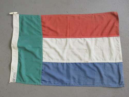 Transvaal Vierkleur flag - Use by Voortrekkers for ceremonial purpose - 55X87.5cm