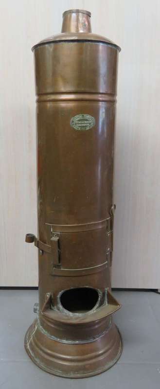 Antique Copper fire geyser by Smith and Norton Bloemfontein