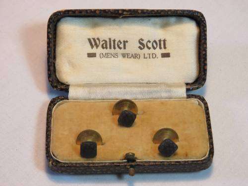 Set of 3 Walter Scott collar studs