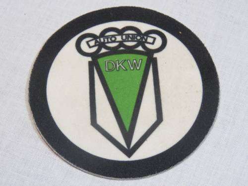 Vintage DKW Auto Union cloth badge