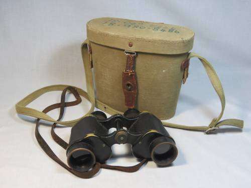 WW2 Kershaw 1942 Bino Prism No.2 MKII binoculars with case