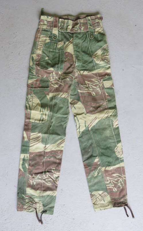 Rhodesian Army combat camo trousers - Size 26