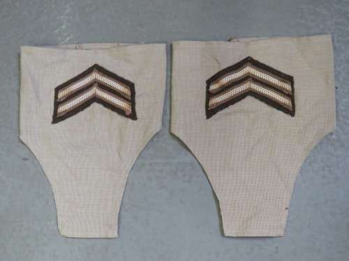 Pair of SADF corporal rank brassards